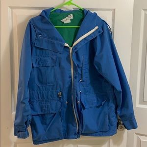 vintage blue spring jacket